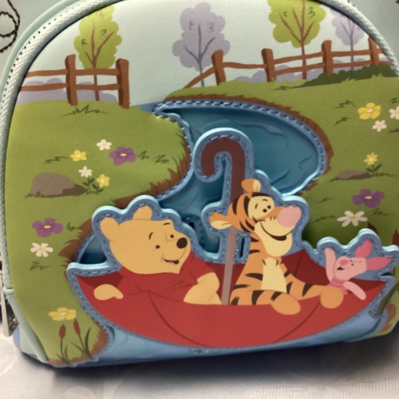 LOUNGEFLY DISNEY  BACKPACK   WINNIE THE POO N FRIENDS NEW main image 7